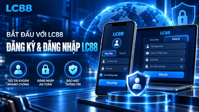 Đăng ký và đăng nhập LC88